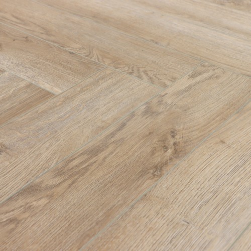 Кварцвиниловый SPC ламинат Cronafloor Herringbone Дуб Лилль H007 венгерская елка 640×128×4,5
