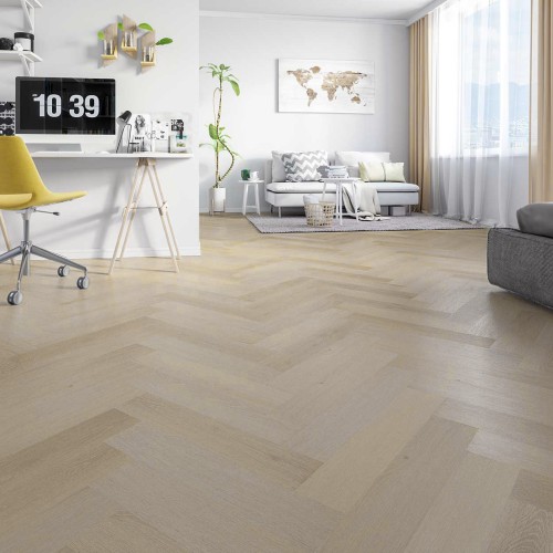 Кварцвиниловый SPC ламинат Fargo Parquet Дуб Спелый Миндаль 33-1166-02 венгерская елка 615×123×4
