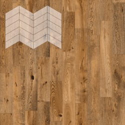 Инженерная доска Lab Arte Chevron Pro Дуб Эбен рустик французская елка 490×110×14