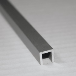 Порожек алюминиевый Modern Decor П-образный серебро матовое 2950×10×10