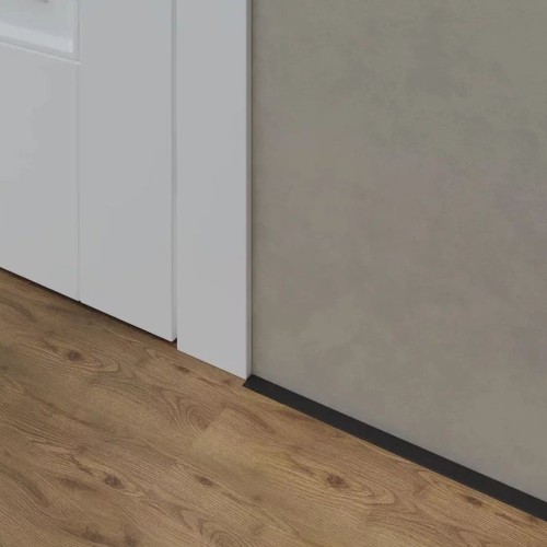 Микроплинтус алюминиевый Laconistiq Micro 11 Mini Чёрный 11-11-200 2000×11×5