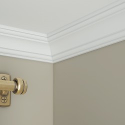 Потолочный плинтус ЛДФ под покраску Ultrawood CR 0015 2440×48×48