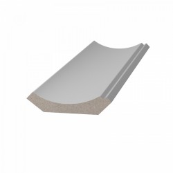 Потолочный плинтус ЛДФ под покраску Ultrawood CR 0017 i 2000×44,3×42