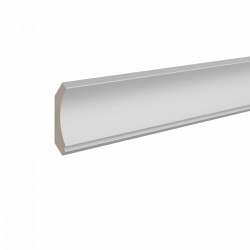 Потолочный плинтус ЛДФ под покраску Ultrawood CR 0017 i 2000×44,3×42