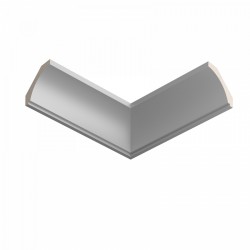 Потолочный плинтус ЛДФ под покраску Ultrawood CR 0017 i 2000×44,3×42