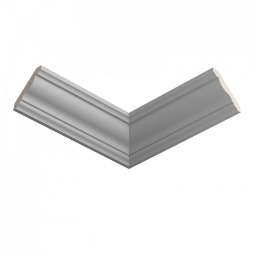 Потолочный плинтус ЛДФ под покраску Ultrawood CR 0019 2440×42×42