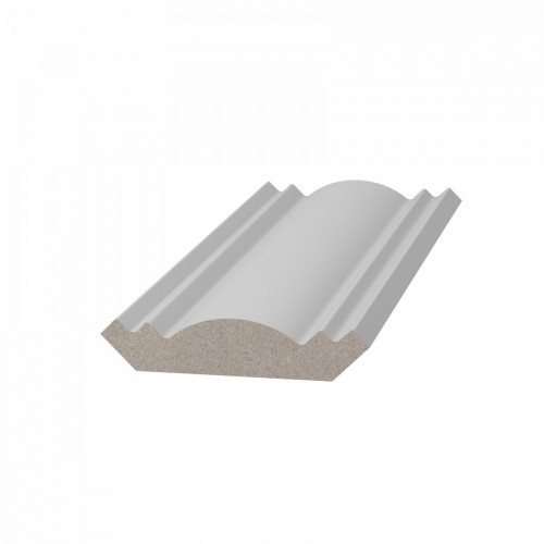 Потолочный плинтус ЛДФ под покраску Ultrawood CR 0021 2440×46×46