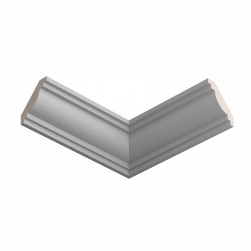 Потолочный плинтус ЛДФ под покраску Ultrawood CR 0021 2440×46×46