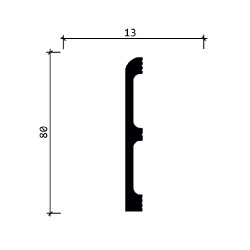 Плинтус Decor-Dizayn 706-77 2400×80×13