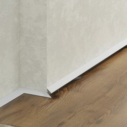 Микроплинтус алюминиевый Laconistiq Micro 11 Mini Белый RAL 9016 11-22-200 матовый 2000×11×5