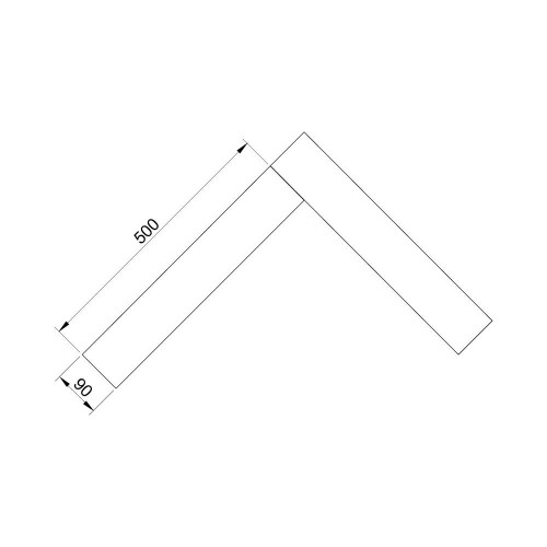 Инженерная доска Lab Arte Angle Дуб Табак рустик венгерская елка 500×90×15, технический рисунок