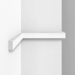 Рейка декоративная Decomaster Eco Line D047-70 Дуб белый 2900×20×10
