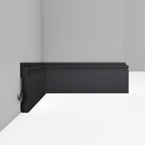 Плинтус Decomaster Антрацит D005-112 2400×79×13 Плинтус Decomaster Антрацит D005-112 2400×79×13