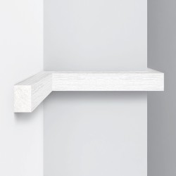 Рейка декоративная Decomaster Eco Line D048-70 Дуб белый 2900×30×20