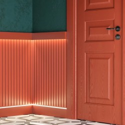 Стеновая панель из полистирола под покраску Decor-Dizayn Грани DD916 2000×240×13