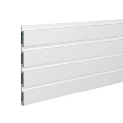 Стеновая панель из полистирола под покраску Decor-Dizayn Грани DD914 2000×240×13