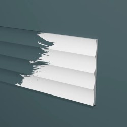 Стеновая панель из полистирола под покраску Decor-Dizayn Грани DD917 2000×180×10