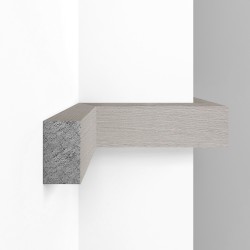 Рейка декоративная Decomaster Eco Line D049-77 Дуб капучино 2900×50×30