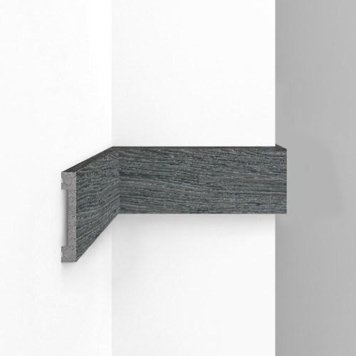 Молдинг из полистирола Decomaster Eco Line D157-87 Дуб титан 2900×66×13