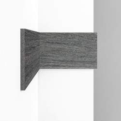 Стеновая панель из полистирола Decomaster Eco Line D310-87 Дуб титан 2900×100×7