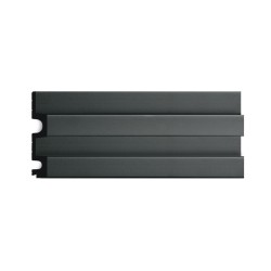 Стеновая панель Decomaster Eco Line D302-112 Серый матовый 2900×122×21