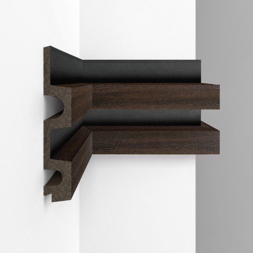 Стеновая панель Decomaster Eco Line D302-438D Махагон 2900×122×21