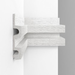 Стеновая панель Decomaster Eco Line D302-84 Ясень белый 2900×122×21