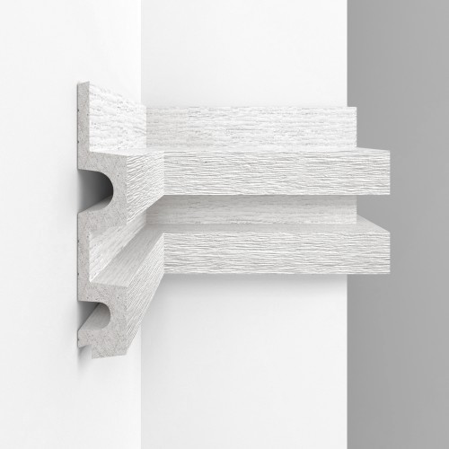 Стеновая панель Decomaster Eco Line D302-84 Ясень белый 2900×122×21