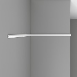 Молдинг из полиуретана под покраску Decomaster 97202 2400×20×9