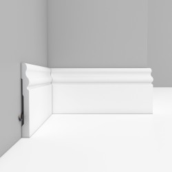 Плинтус под покраску Decomaster Артпрофиль A015 2000×96×13