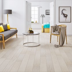 Инженерная доска Gran Parte Дуб Бианко Bianco 018 элит 500−1500×155×15