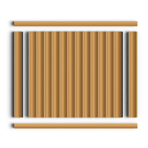 Молдинг из полистирола Hiwood D15V2 G365 2700×15×15