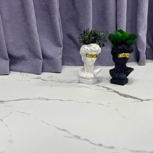 Кварцвиниловая плитка Vinilam клеевая Ceramo Stone Glue Итальянский мрамор 83444 950×480×2,5