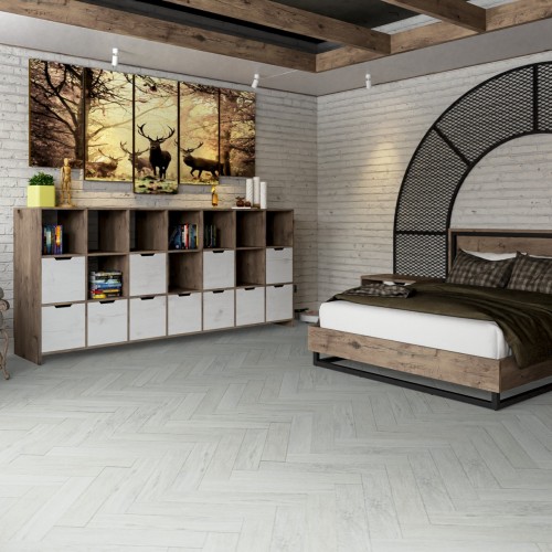 Кварцвиниловый SPC ламинат Damy Floor London Кардифф 191023EL-05 венгерская елка 615×123×4