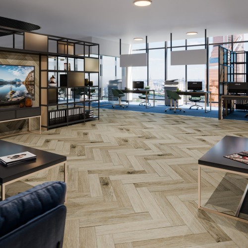 Кварцвиниловый SPC ламинат Damy Floor London Честер 200415EL-01 венгерская елка 615×123×4