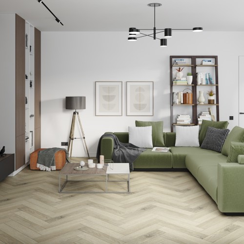 Кварцвиниловый SPC ламинат Damy Floor London Честер 200415EL-01 венгерская елка 615×123×4