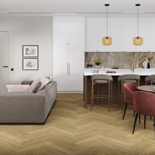 Кварцвиниловый SPC ламинат Damy Floor London Эдинбург 191023EL-13 венгерская елка 615×123×4