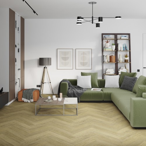 Кварцвиниловый SPC ламинат Damy Floor London Эдинбург 191023EL-13 венгерская елка 615×123×4
