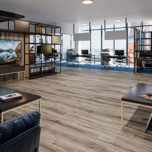 Кварцвиниловый SPC ламинат Damy Floor Family Дуб Натуральный 6607-9 1220×180×4