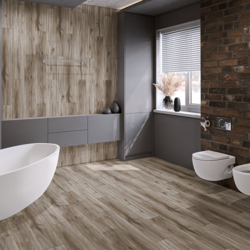 Кварцвиниловый SPC ламинат Damy Floor Family Дуб Натуральный 6607-9 1220×180×4