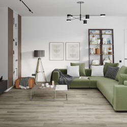 Кварцвиниловый SPC ламинат Damy Floor Family Дуб Натуральный Natural Oak 6607-9 1220×180×4