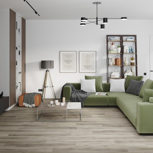 Кварцвиниловый SPC ламинат Damy Floor Family Дуб Натуральный 6607-9 1220×180×4