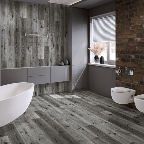 Кварцвиниловый SPC ламинат Damy Floor Family Дуб Сильвер T7020-23 1220×180×4