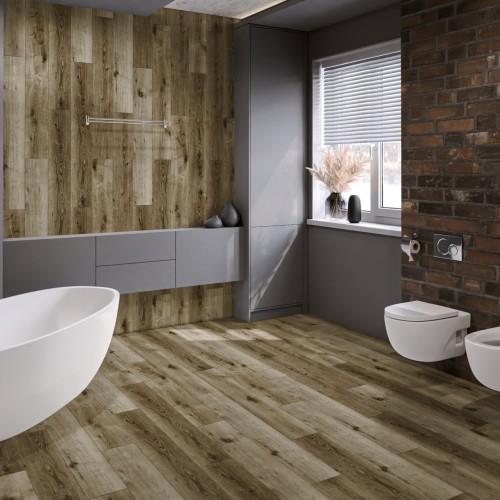 Кварцвиниловый SPC ламинат Damy Floor Family Дуб Провинциальный T7020-4 1220×180×4