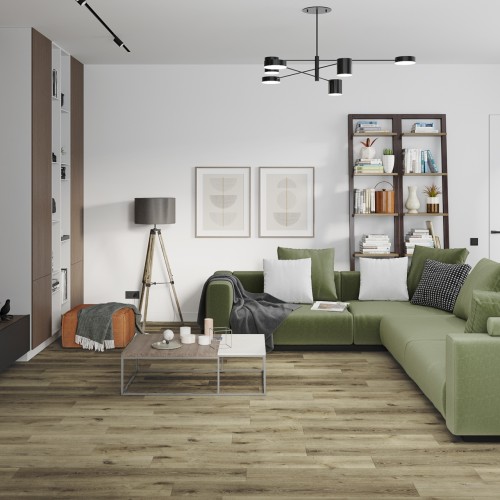Кварцвиниловый SPC ламинат Damy Floor Family Дуб Провинциальный T7020-4 1220×180×4