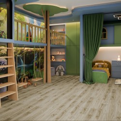 Кварцвиниловый SPC ламинат Damy Floor Family Дуб Белый White Oak SL3739-3 1220×180×4