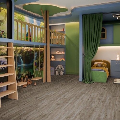 Кварцвиниловый SPC ламинат Damy Floor Family Дуб Горный TCM298-26 1220×180×4