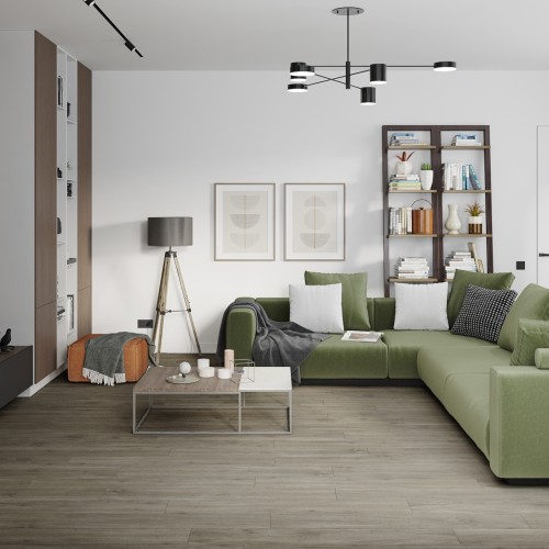 Кварцвиниловый SPC ламинат Damy Floor Family Дуб Горный TCM298-26 1220×180×4