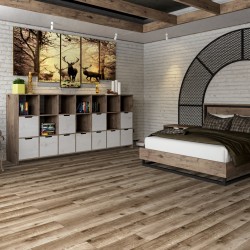 Кварцвиниловый SPC ламинат Damy Floor Family Дуб Изысканный Exquisite Oak JC8271-7 1220×180×4
