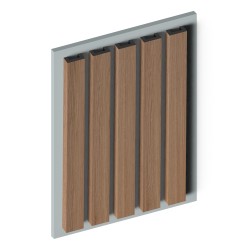 Рейка декоративная Hiwood LB40 BR417 2700×40×20